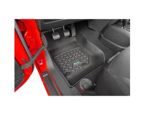 Quadratec Tru-Fit® Floor Liners Front Pair Jeep Wrangler 2-Door JK 2014-2018
